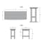 Highwood Usa Lehigh 6pc Counter Height Outdoor Patio Furniture Balcony Set AD-KITBALC101-CGE - alternate 3
